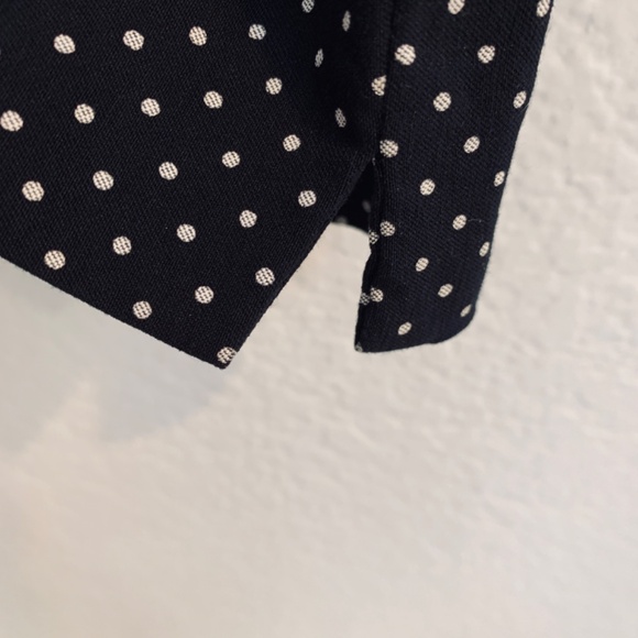 Chico's So Slimming Crop Black Polka Dot Pants 1.5 Size Medium/10 Classic Pullon - Picture 6 of 10